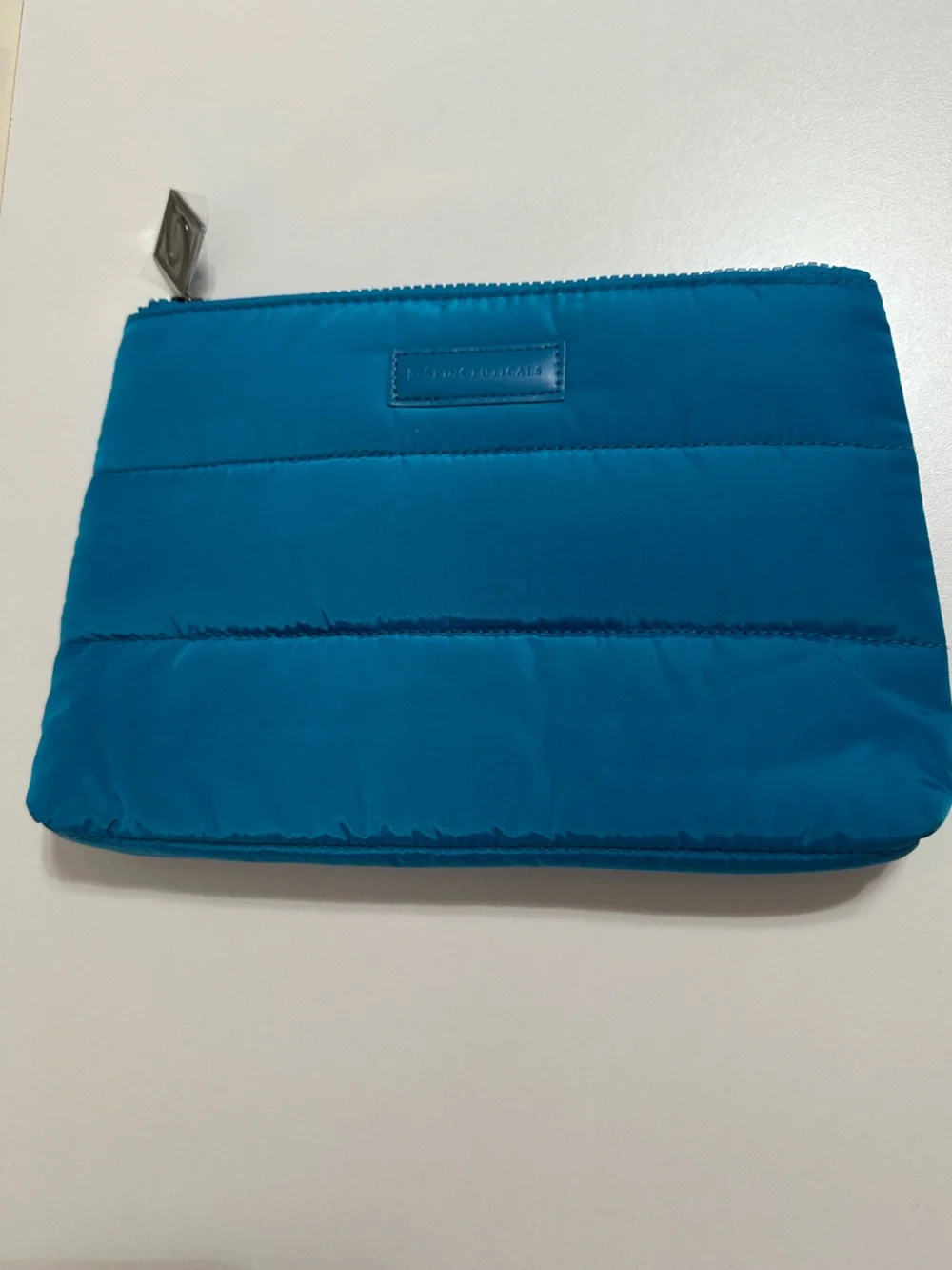 SkinCeuticals Turquoise Quilted Cosmetic Pouch